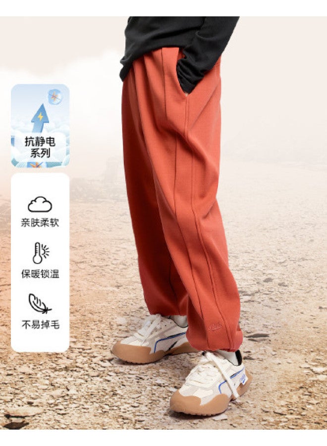Annil Kids' Cotton-padded Jogger Pants - Anti-static, Soft & Warm Winter Sweatpants For Boys And Girls - Image 1