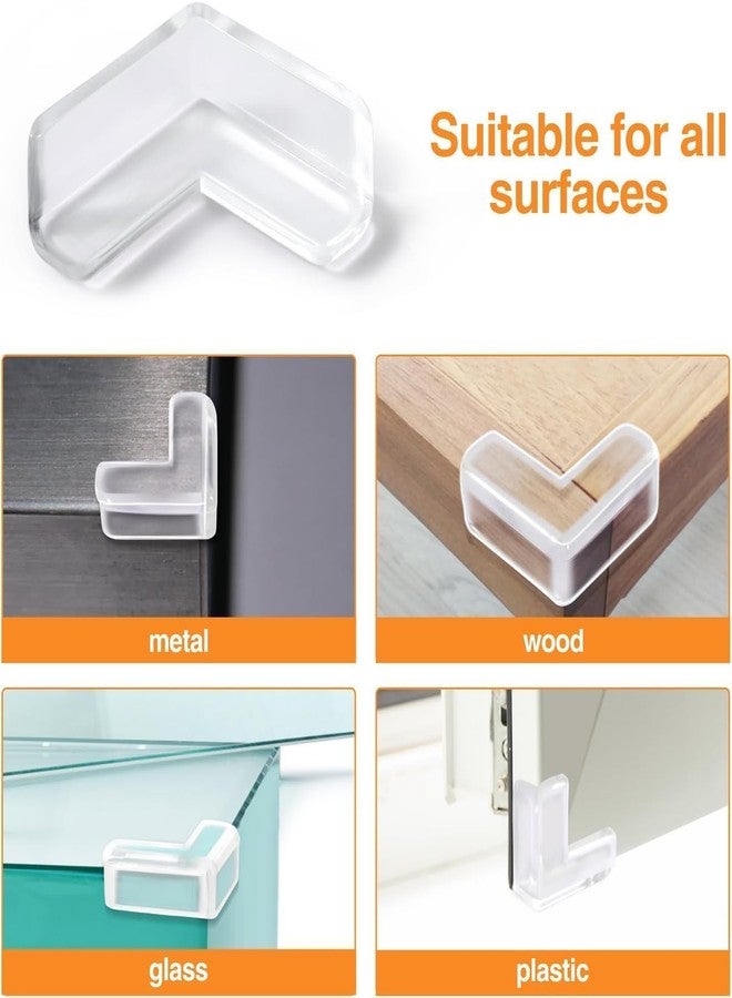 J.V Enterprise Silicon Corner Protector, Sharp Edge Protector for Furniture, Baby Bed Corners Edge Protector Child Safety Pack of 8 - Image 4