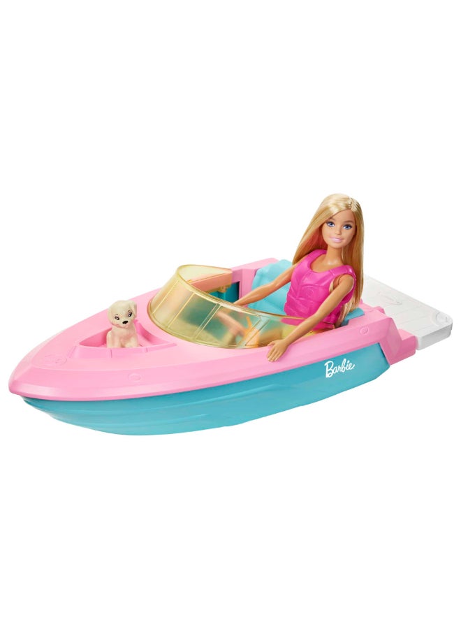 Barbie® Boat with Doll - Image 4