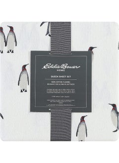 Eddie Bauer Eddie Bauer - Full Sheets, Cotton Flannel Bedding Set, 4pieces, Brushed for Extra Softness, Cozy Home Decor (Rookeries, Full)  - Image 5