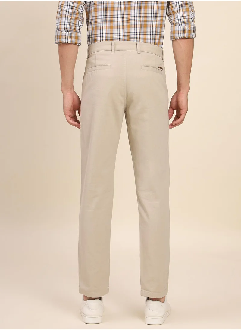 دينيس لينغو Beige Chinos Pants For Men