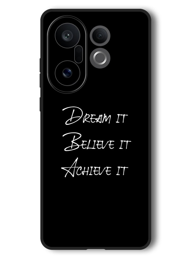 Theodor Case Compatible with Vivo X200 FE 6.31 Inch Protection Shockproof Bumper Cover Dream it - Image 1