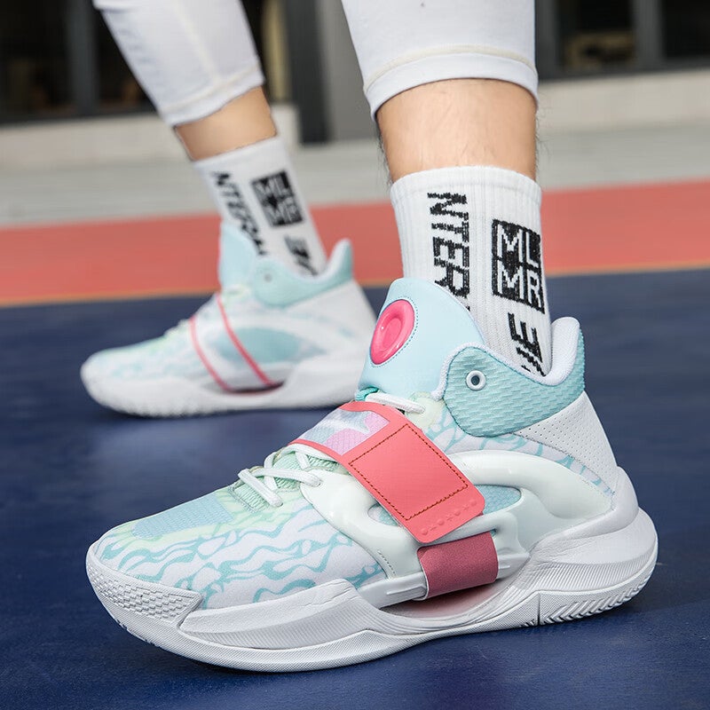 Water Splash 5Th Generation Basketball Shoes Men'S Luminous Shoes Kt9 Frenzy Five Student Children'S Sports Shoes Women'S Running Shoes Competition - Image 3