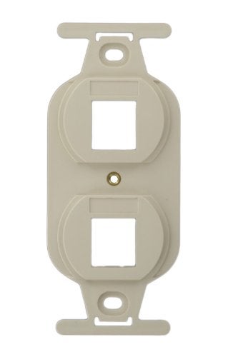 Leviton QuickPort Duplex Type 106 Insert 2Port 410872TP Light Almond