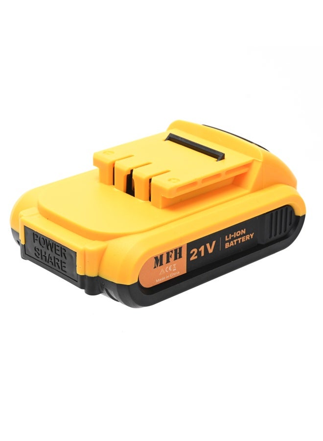 MFH TOOLS 21V Battery -1300mA - Lithium-Ion Replacement Battery Pack, Rechargeable, Compatible Power Tool Battery for Cordless Tools and Drills - Image 2