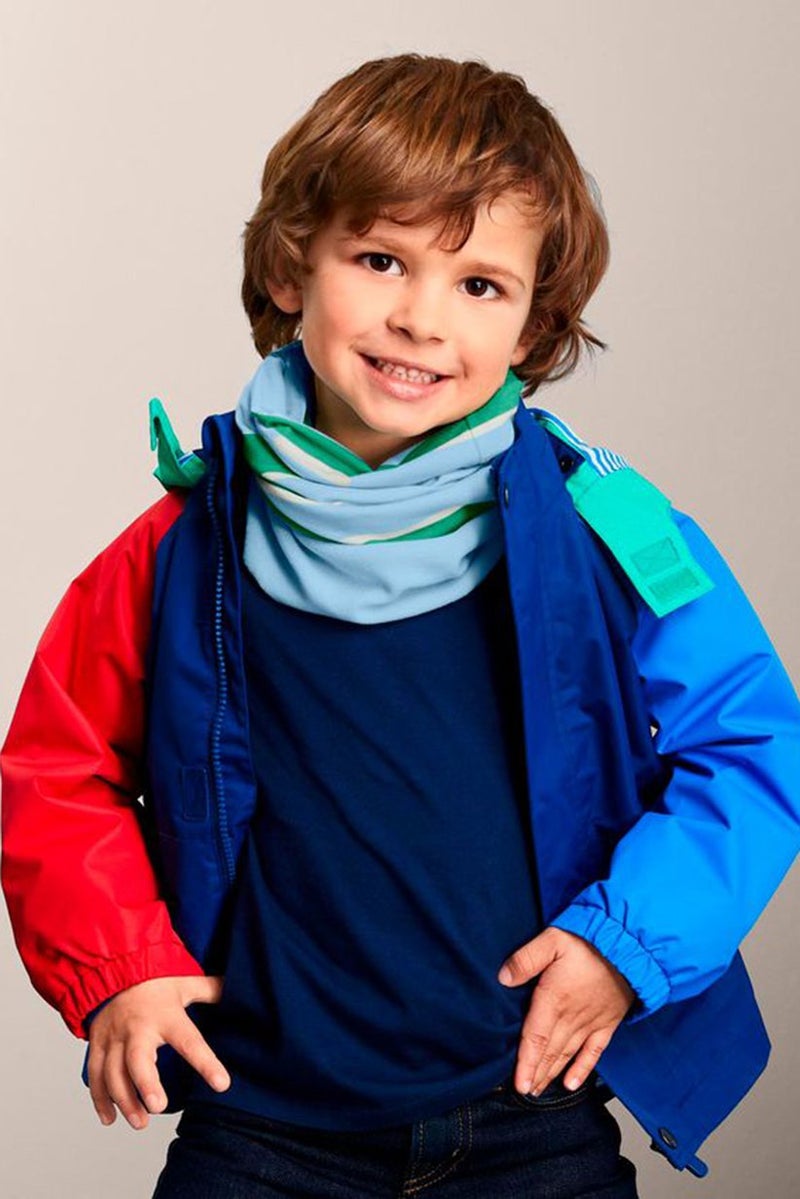 Tchibo Kid Boys Textured Scurf 22 W x 20 D cm , Light Blue - Image 1