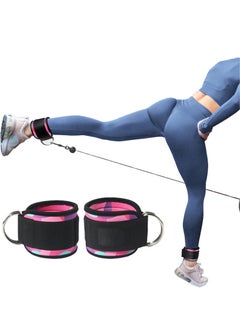 Captaintech 9-Piece Gym Equipment Accessories for Squats, Hip thrusts Lunges Leg Days 2 Gym Ankle Straps 3 Hip Resistance Bands Barbell Pads and Tote Bags  - Image 3
