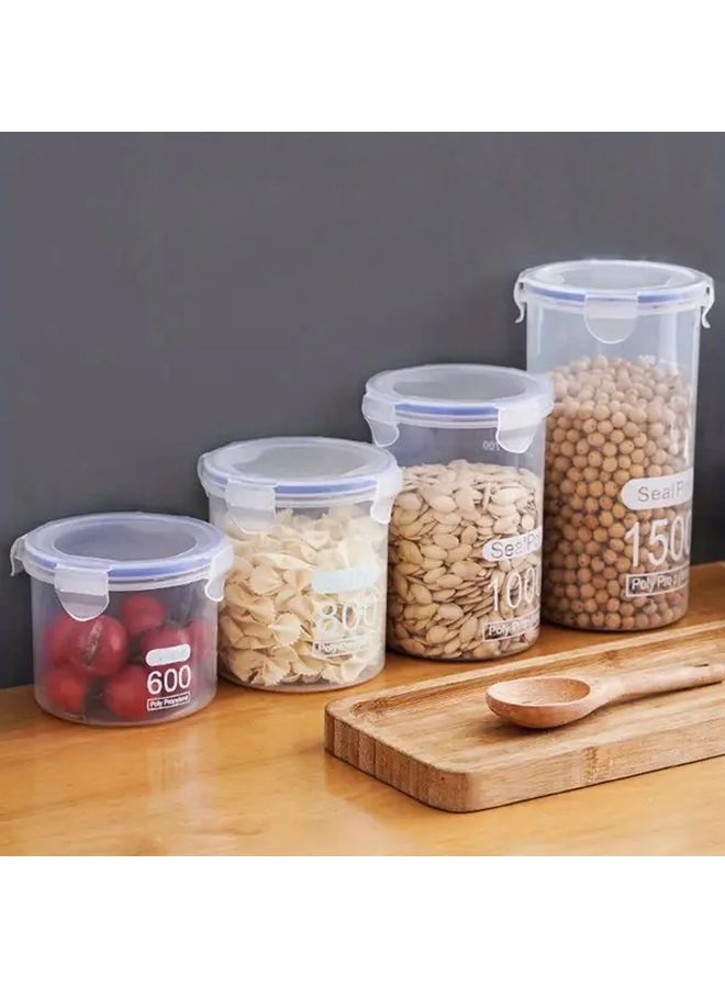 3pcs Airtight Food Storage Container Set 600ml 800ml 1000ml - Image 2
