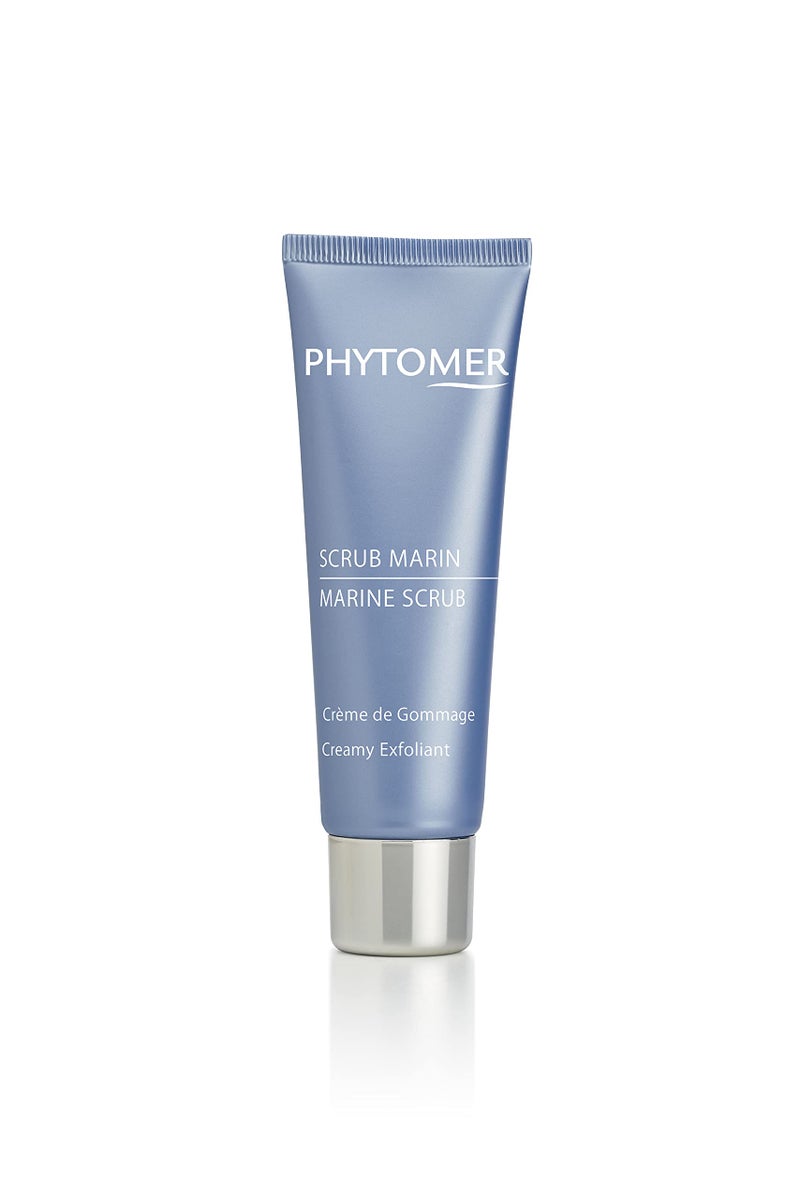 PHYTOMER Marine Scrub Creamy Exfoliant Face Wash | Hydrating Facial Scrub to Refine Skin Texture | Gentle Exfoliator & Cleanser for Face & Neck | Reveal Clearer, Softer Skin | 50ml - Image 1