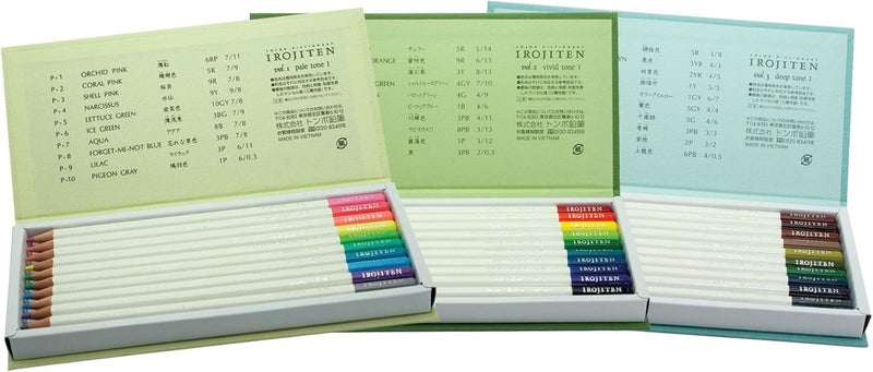 Tombow Irojiten Colored Pencils Set - Rainforest Edition, 30-Pack - Image 1