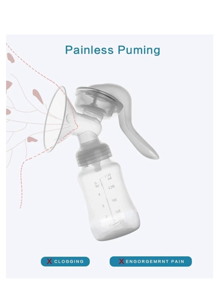 Manual Silicone Breast Pump With Adjustable Suction And Accessories - Image 4