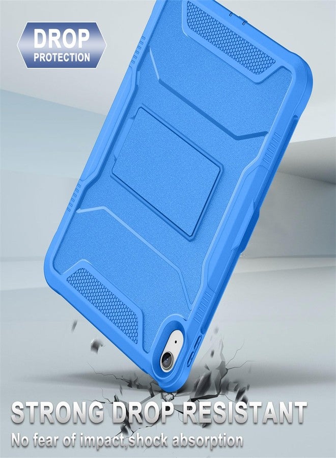 Soke Case for iPad 10th Generation 10.9-inch 2022, with Built-in Screen Protector and Kickstand, Rugged Full Body Protective Cover for New Apple iPad 10.9 Inch - Blue - Image 4
