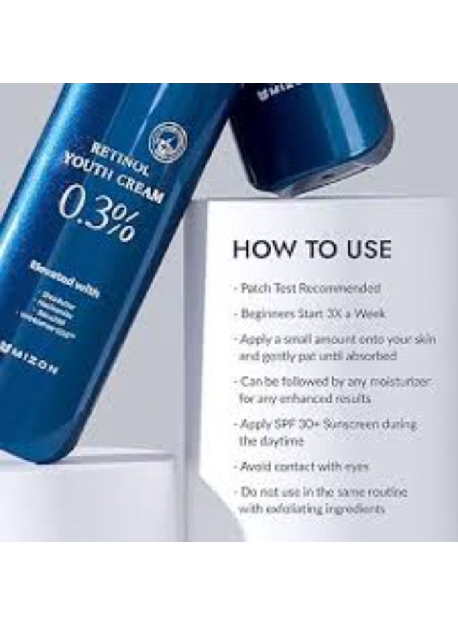 Mizon 0.3% Retinol Youth Cream 26g - Image 3