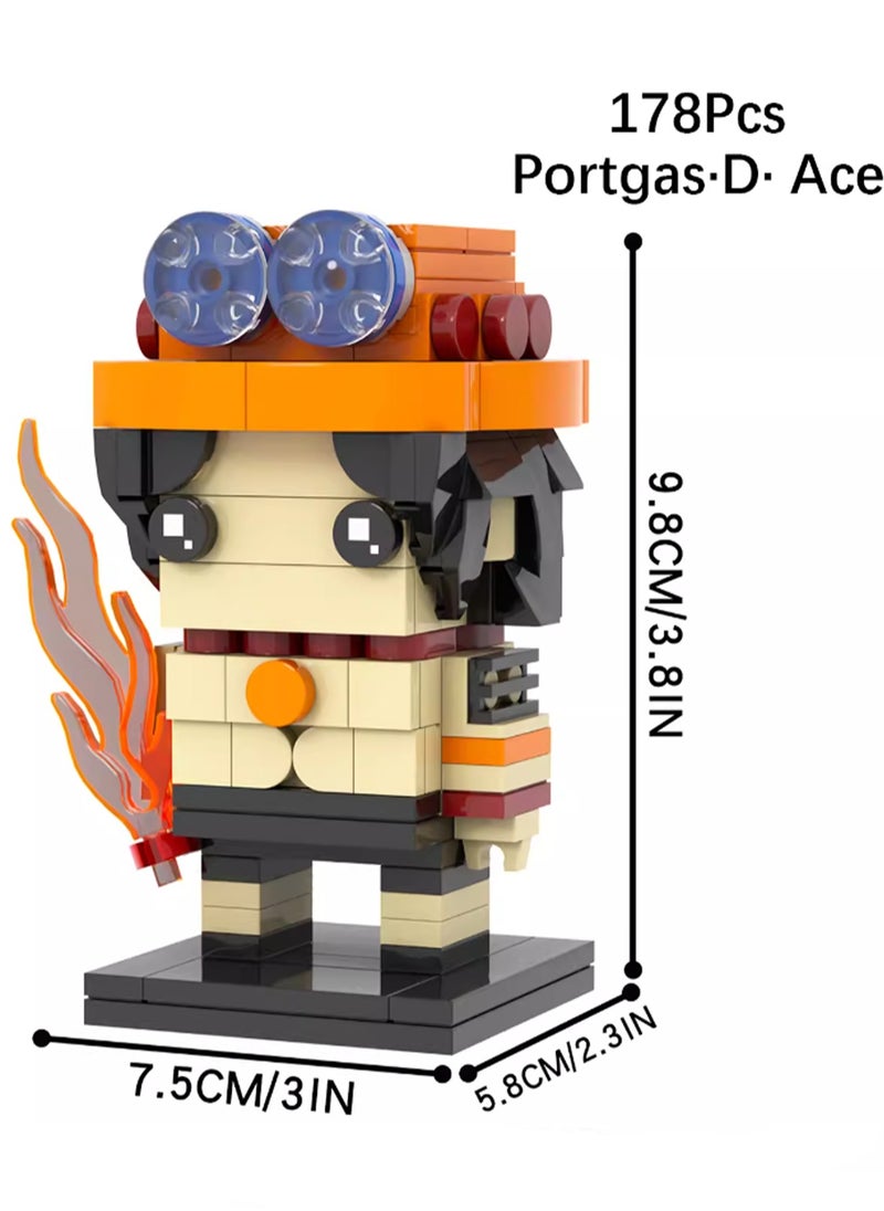 Children's Cartoon Pirate Series Small Particle Puzzle Building Blocks (Ace 178Pcs)  - Image 2