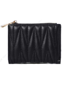 MINISO Woman Wallet (Black) – Elegant and Practical Bi-Fold Wallet for Women with Multiple Compartments for Easy Organization