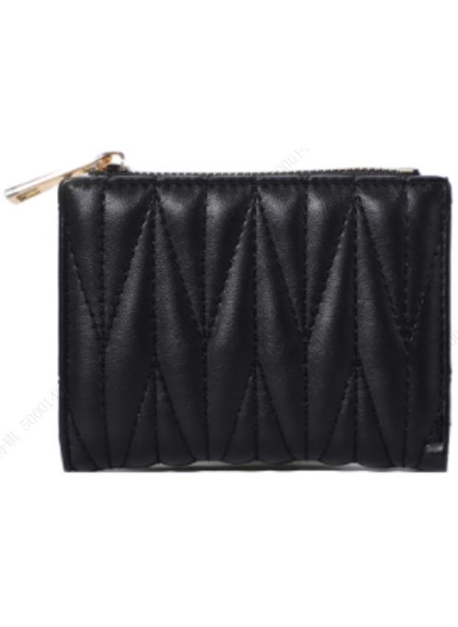 Miniso - MINISO Woman Wallet (Black) – Elegant and Practical Bi-Fold Wallet for Women with Multiple Compartments for Easy Organization - Image 1
