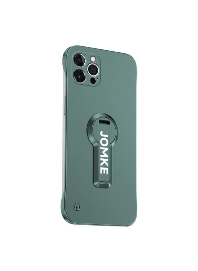 اس-توب جراب لهاتف iPhone 13 Pro Max من مادة Baking Varnish مع حامل يدور 360 درجة بدون إطار جراب هاتف كمبيوتر شخصي - Image 1