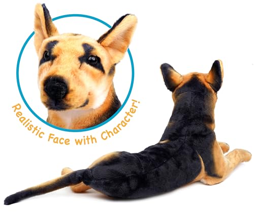 TigerHart Hero The German Shepherd - 19 Inch Stuffed Animal Plush Dog - Image 4