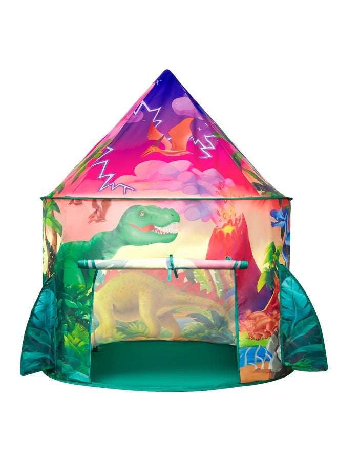 جوين خيمة لعب ديناصور من جوين للأطفال، خيمة لعب منبثقة للأولاد والبنات، مجموعة خيمة لعب ديناصورات داخلية وخارجية للأطفال الصغار لأعياد الميلاد - Image 1