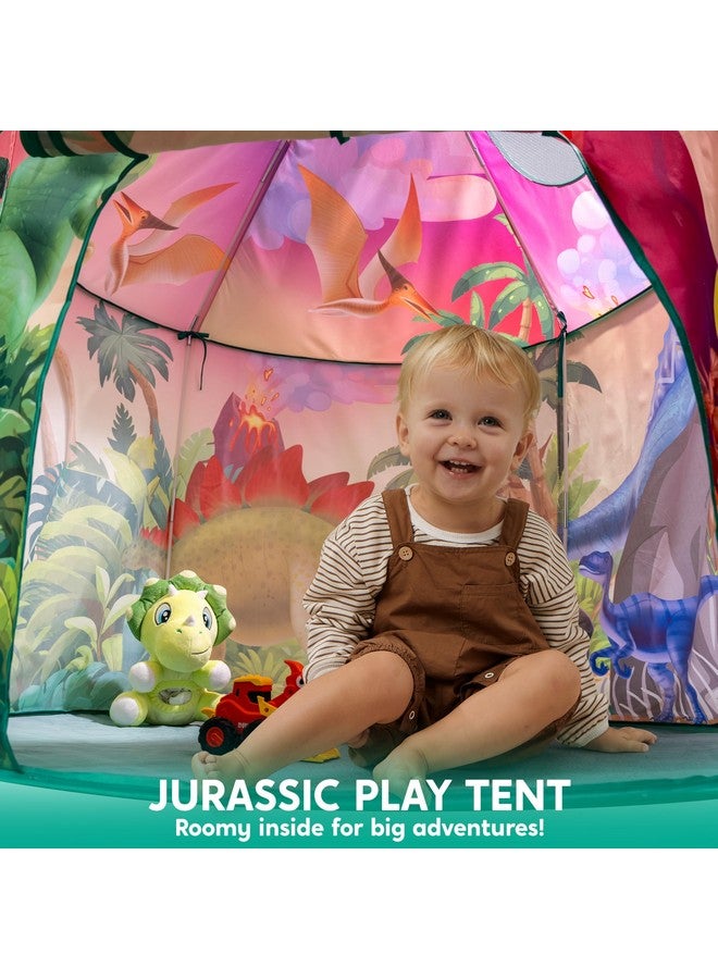 جوين خيمة لعب ديناصور من جوين للأطفال، خيمة لعب منبثقة للأولاد والبنات، مجموعة خيمة لعب ديناصورات داخلية وخارجية للأطفال الصغار لأعياد الميلاد - Image 2