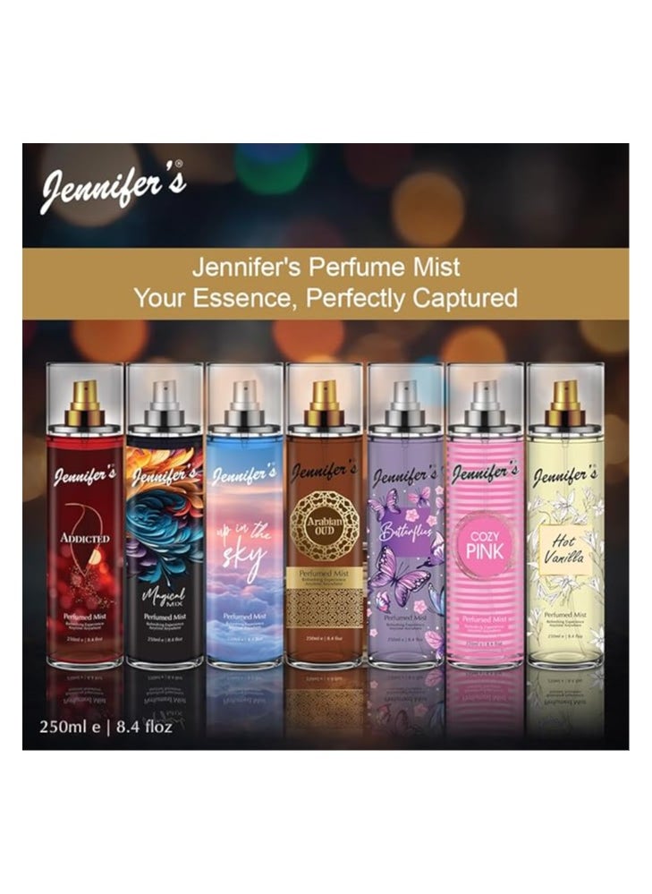 Jennifer's Jennifer's Addicted Perfumed Mist 250 ML - Refreshing Experience Anytime, Anywhere  - Image 5