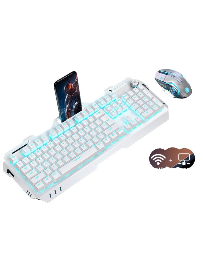 KUYING New Bluetooth Card Slot Wireless Keyboard And Mouse Set 