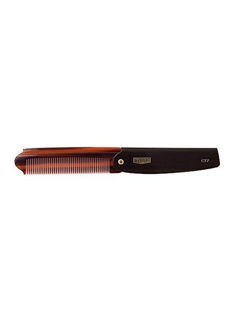Ct7 Flip Pocket Sized Comb Tortoise Shell