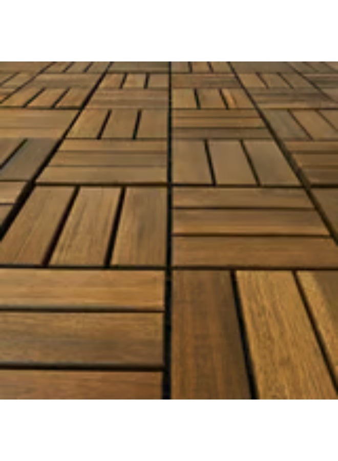 Floor decking, outdoor, acacia, 0.81 m² - Image 2