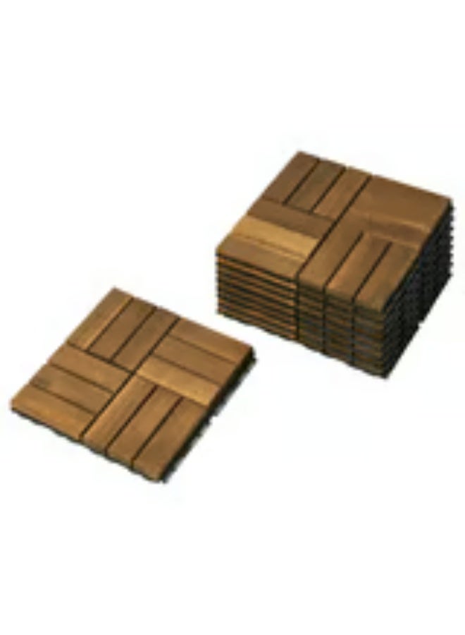 Floor decking, outdoor, acacia, 0.81 m² - Image 1