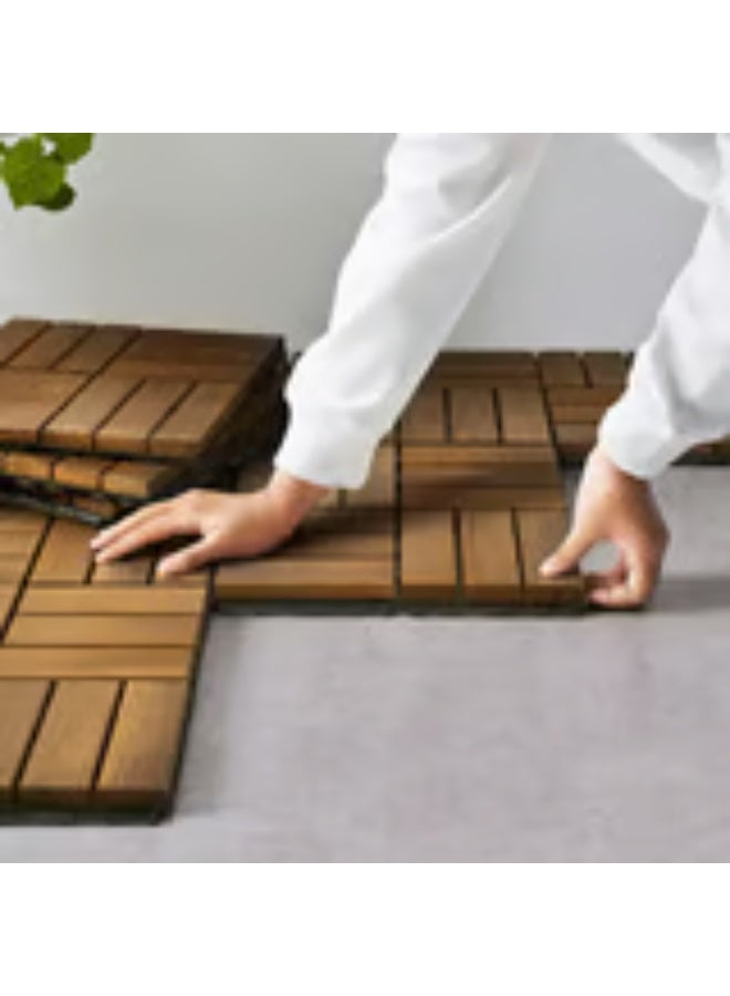 Floor decking, outdoor, acacia, 0.81 m² - Image 3