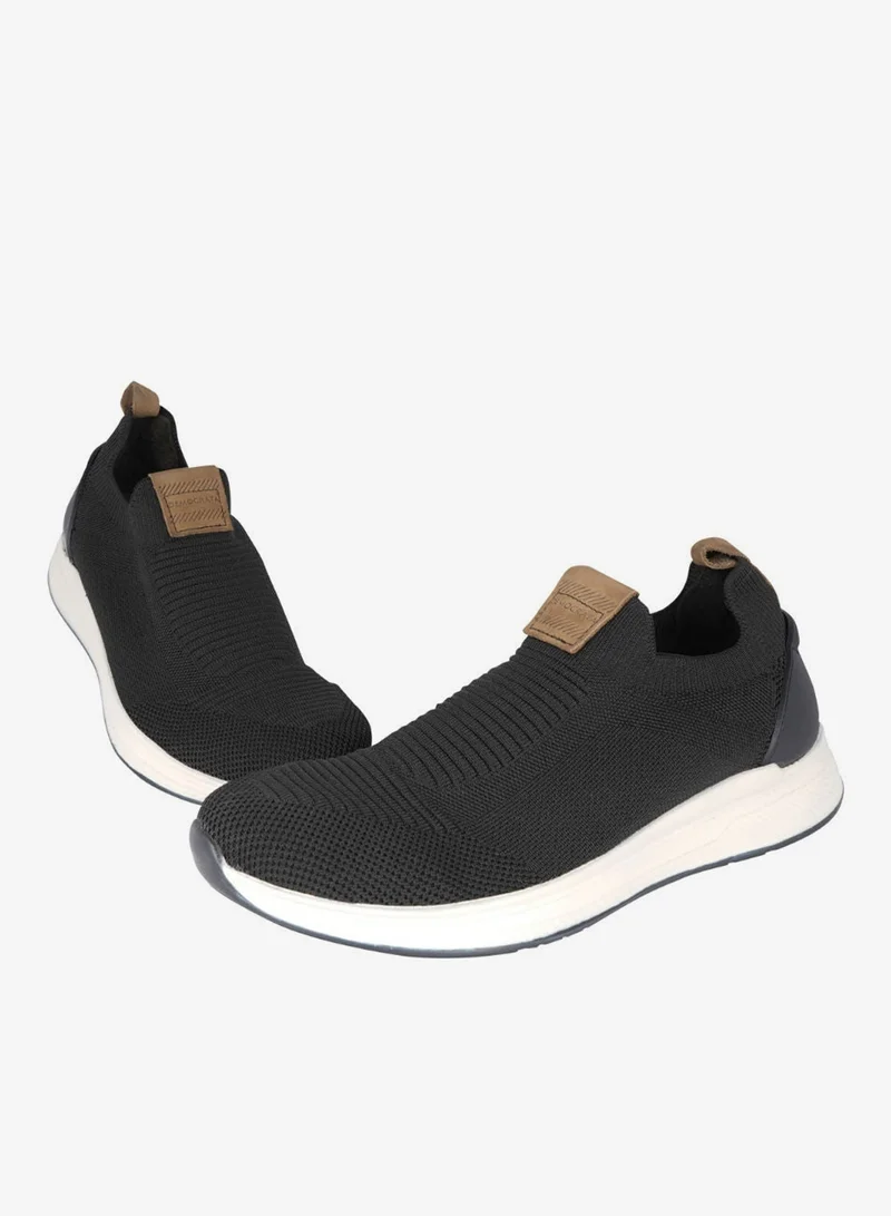 DEMOCRATA 032-113 Democrata Mens Journey Extra Soft Black Denim Sneakers 265103-001