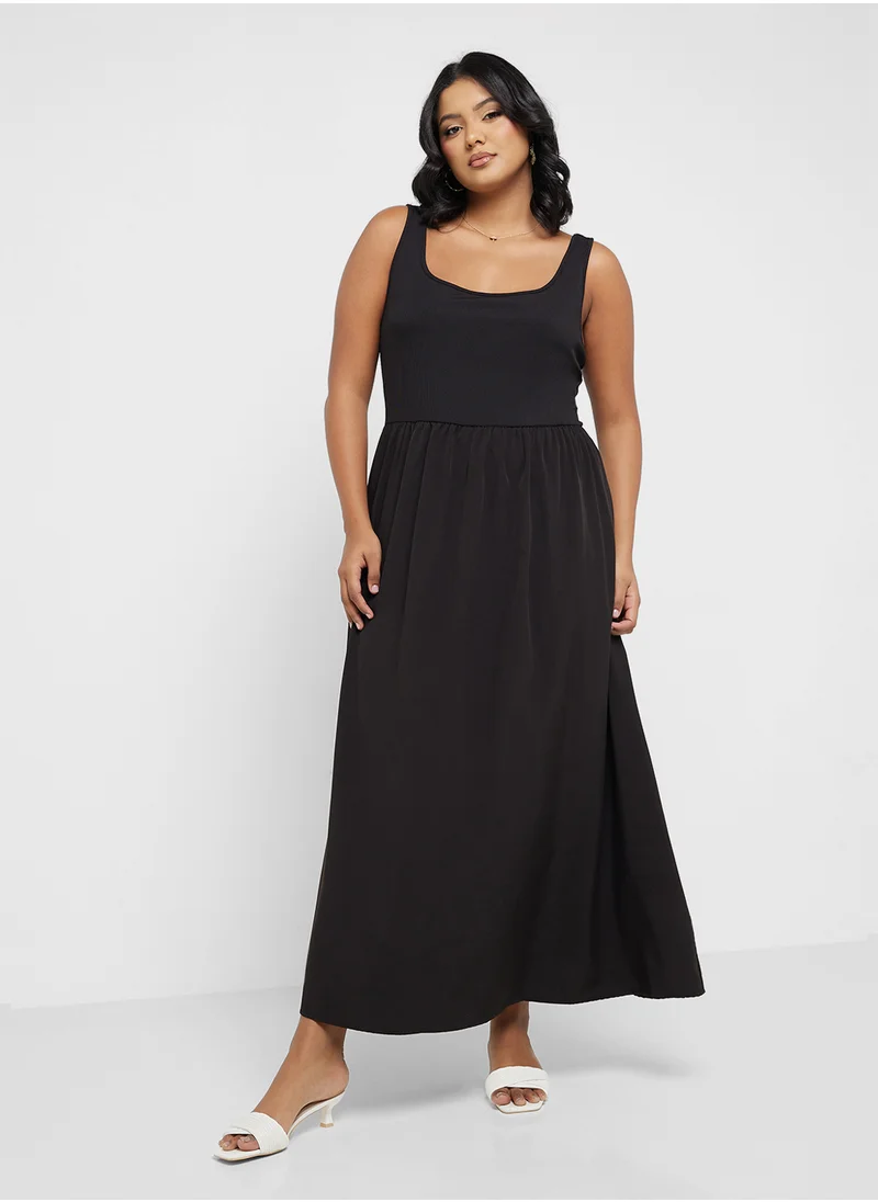 جينجر بلس Black A-Line Dress
