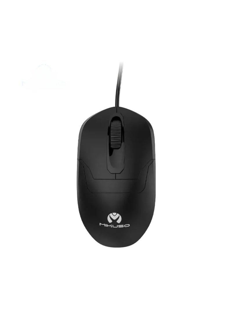 Mikuso Wired USB Keyboard + Mouse Combo – Full‑Size 104‑Key, Plug & Play, Comfortable Ergonomic, Office & Home PC, Easy to Use, Durable, Value Set - Image 3