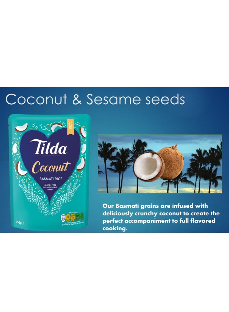 Tilda Ready To Eat Coconut Basmati Rice 250g - Image 2