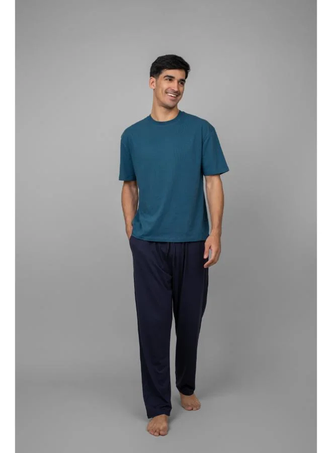 NeceSera Blue Men's Oversized Tee