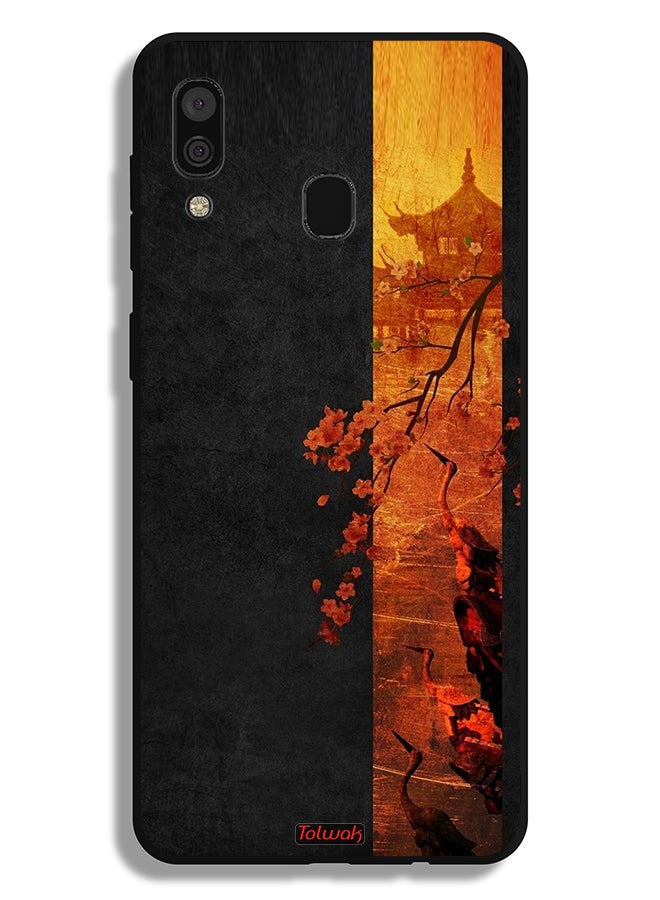 Tolwak Samsung Galaxy A30 Protective Case Cover Autumn Colors Art - Image 1