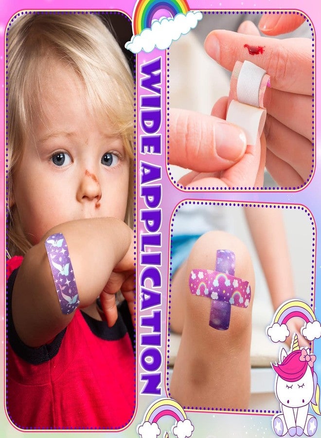 Qutipek Waterproof Bandage For Kids - 50 PCS Band Aid For Kids Bandaid Strips With Cute Designs Bandages For Wounds - Skin-Friendly For Kids - Image 5