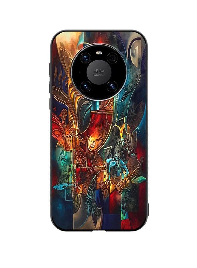 VR CREATIVE Protective Case Cover For Huawei Mate 40 Flower Design Multicolour - Image 1