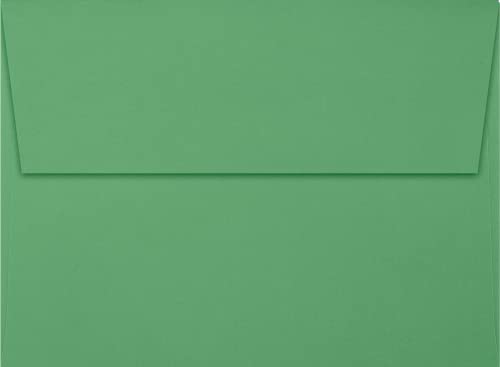 LUXPaper A7 Invitation Envelopes | Peel & Press | 5 1/4" x 7 1/4" | Holiday Green | 80lb. Text | 50 Qty - Image 2