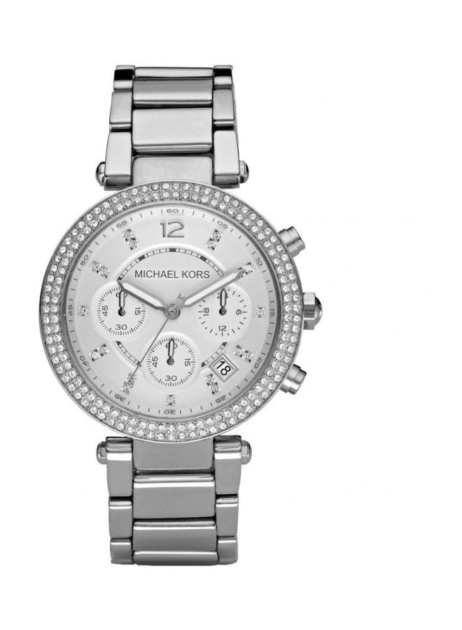 Michael Kors Women Stainless Steel Chronograph Wrist Watch MK5353 - Image 1