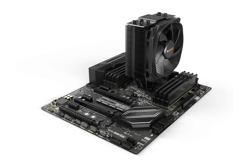 be quiet! Dark Rock Slim 180W TDP CPU Cooler with Silent Wings 3 120mm PWM Fan | Intel 1700 1200 2066 1150 1151 1155 2011 Square ILM | AMD4 AMD5 | Compact Construction | Black | BK024 - Image 4