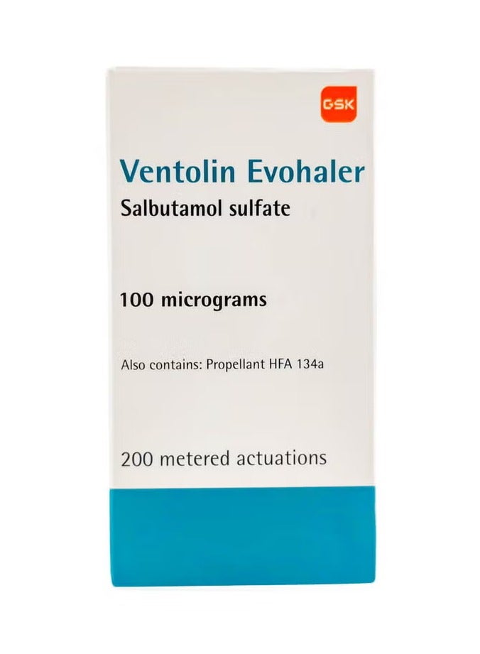 Ventolin Inhaler 100Mcg (200 Dose)