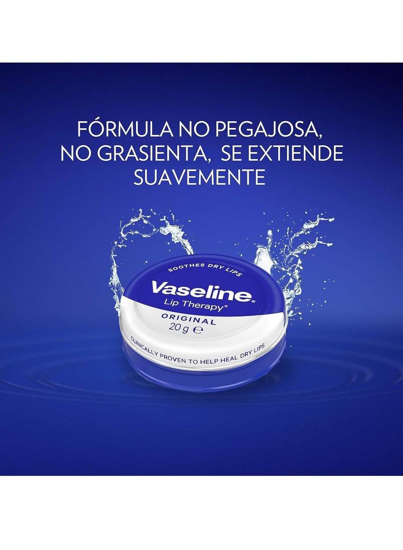 Vaseline Lip Therapy Petroleum Jelly Original Lip Balm 20g - Image 4