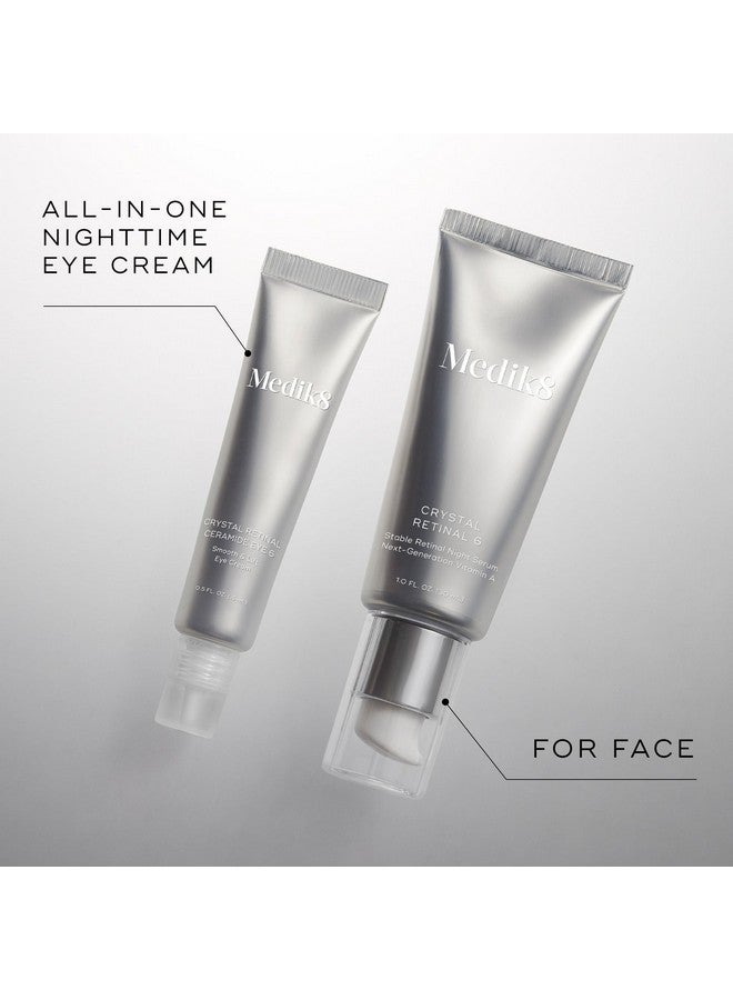 ميديك8 Medik8 Crystal Retinal Ceramide Eye 6 - كريم لطيف للعين بفيتامين أ - يقلل من ظهور التجاعيد - مثالي للبشرة الحساسة - 0.5 أونصة - Image 3