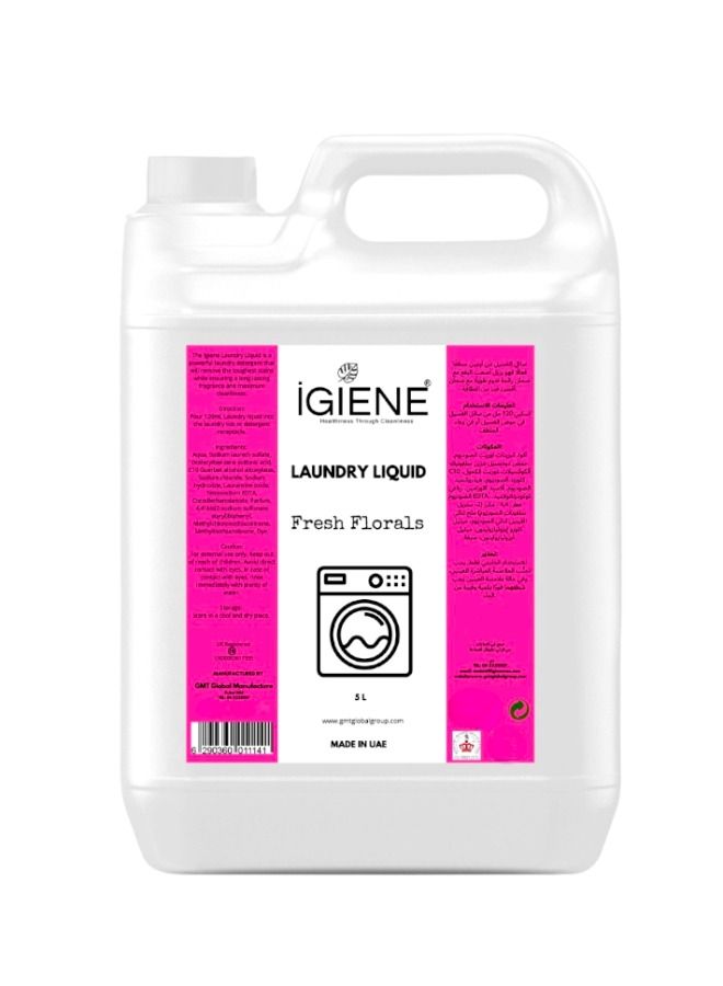 IGIENE سائل غسيل عطور زهرية 5 لتر