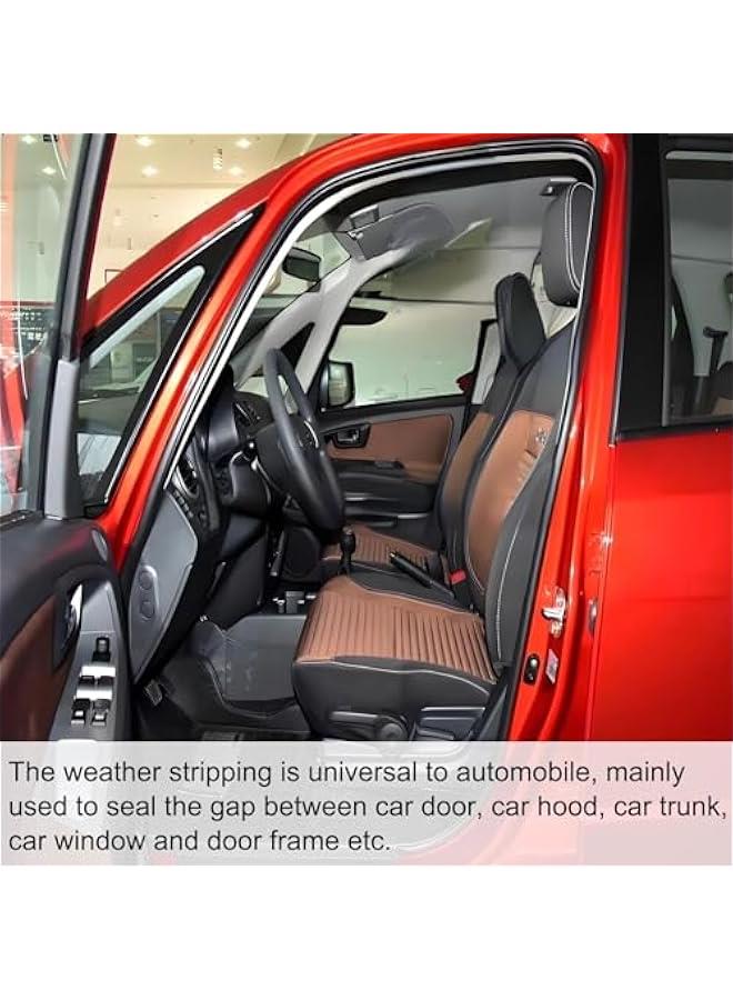 FYLX 32FT Universal Car Weather Stripping Self Adhesive Automotive Door Rubber Weather Draft Seal Strip for Car Window Door Engine Cover Noise Insulation - Image 3