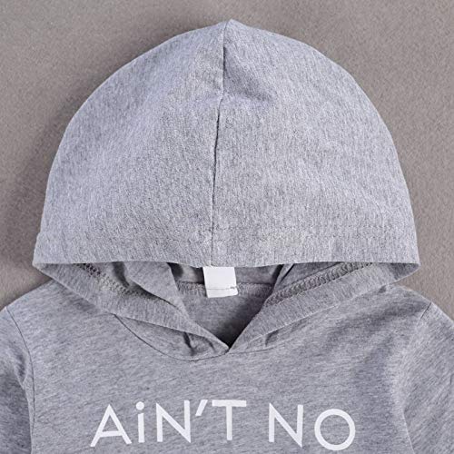 fhutpw Toddler Baby Boy Outfits Hoodie Sweatshirts & Jeans Clothes Set Fall Winter 6 9 12 18 24 Months (C-Gray, 6-12 Months) - Image 4
