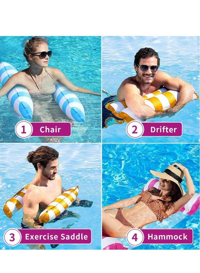 Pool Floats, 3 Packs Swimming Pool Floats for Adults, Pool Float & Water Hammock, Multi-Purpose, Inflatable Pool Floats for Adults - Image 5