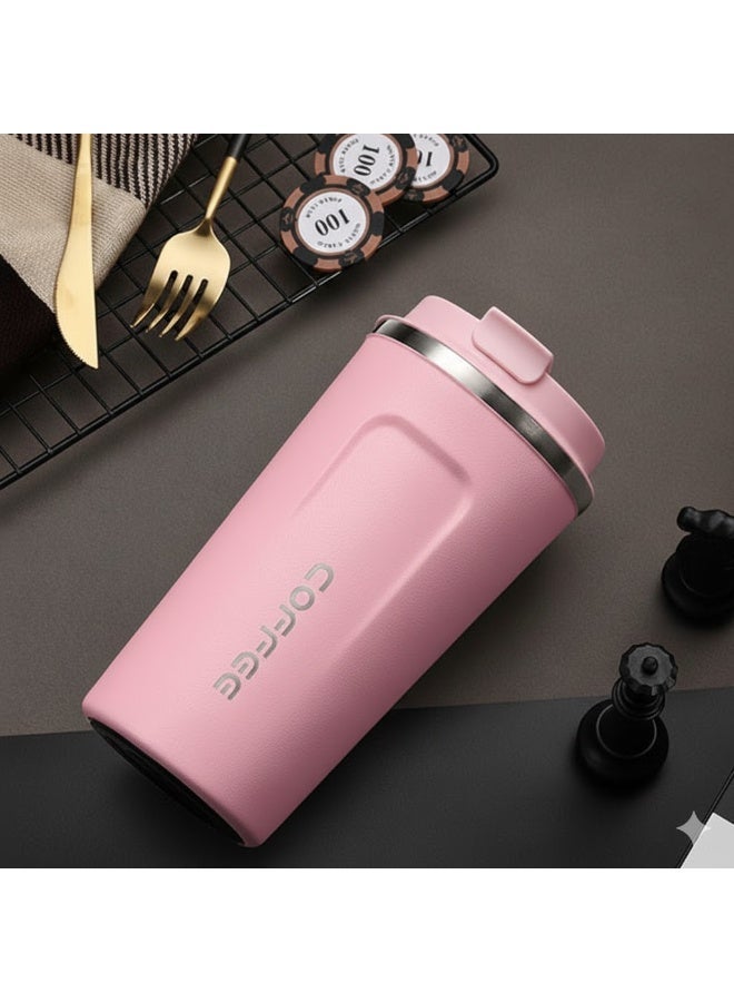 Thermal Mug With a Digital Screen to display the Temperature - Thermal Thermos - Reusable Travel Mug - Coffee Mug for Hot and Cold Drinks (PINK)) - Image 3
