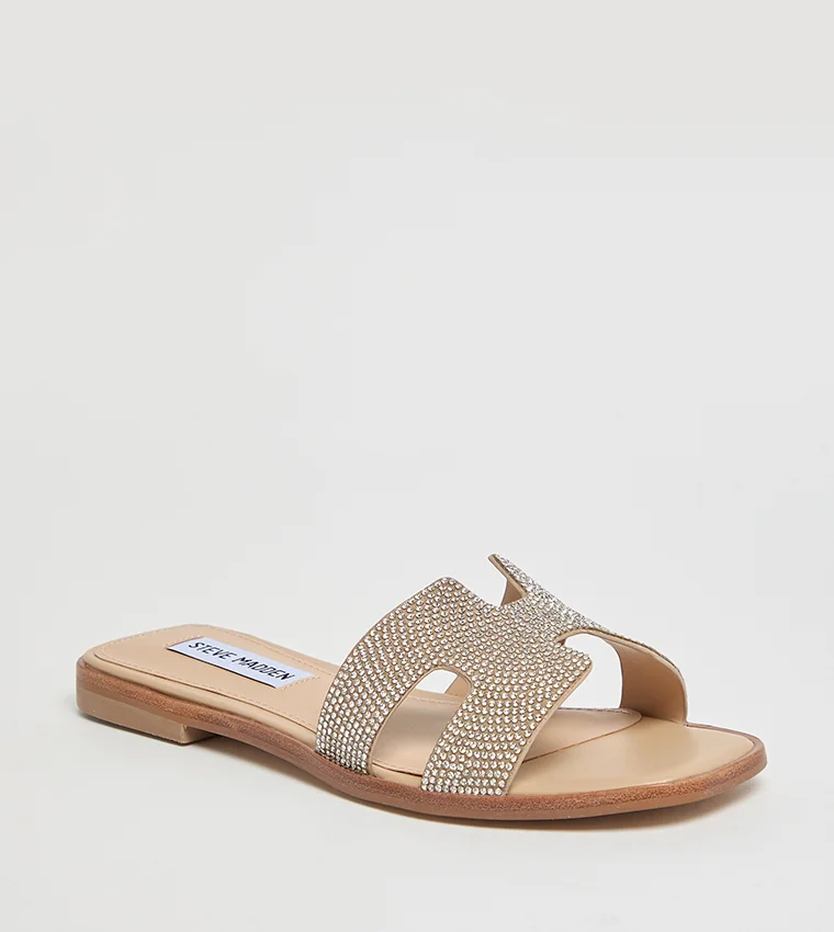 ستيف مادن Women's Transparent Hadyn Flat Sandals